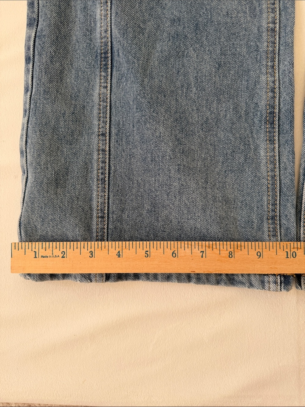 Princess Polly NWT Chad Cargo Jeans Mid Wash Denim Size 4 - Picture 13 of 13